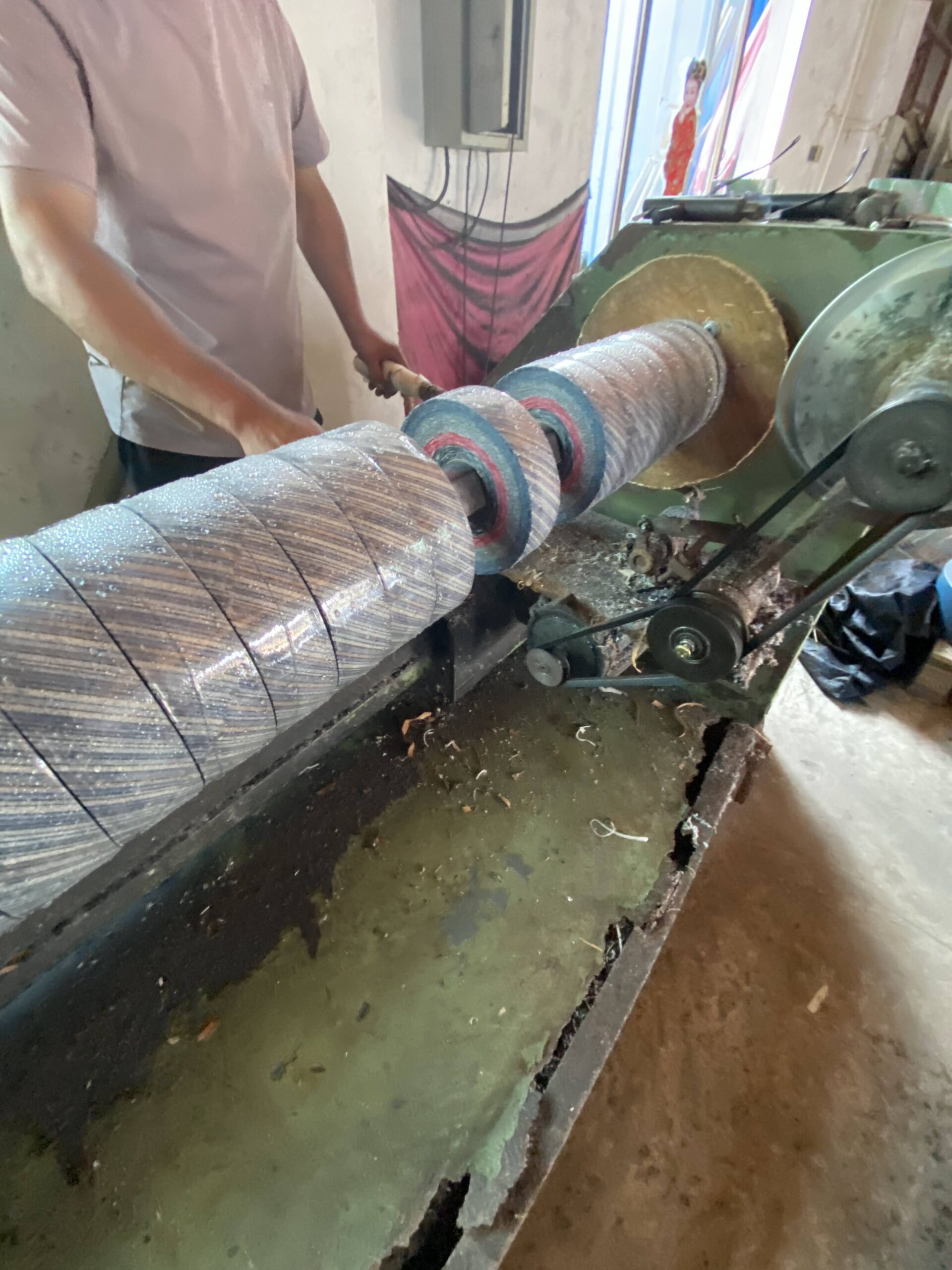Cutting the fabric